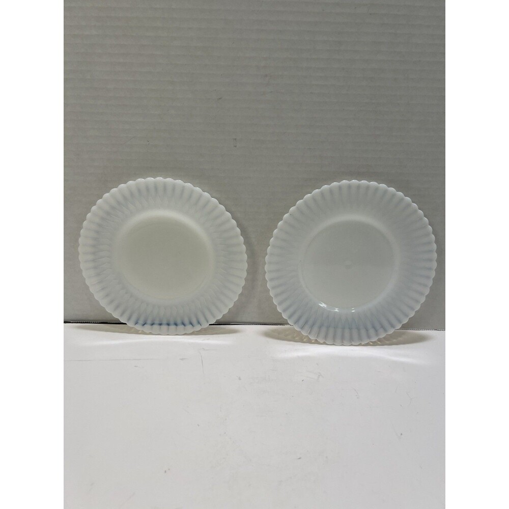 MacBeth Evans Monax Petalware 6 1/4" Bread and Butter Plate Dish w/ Ringed Base